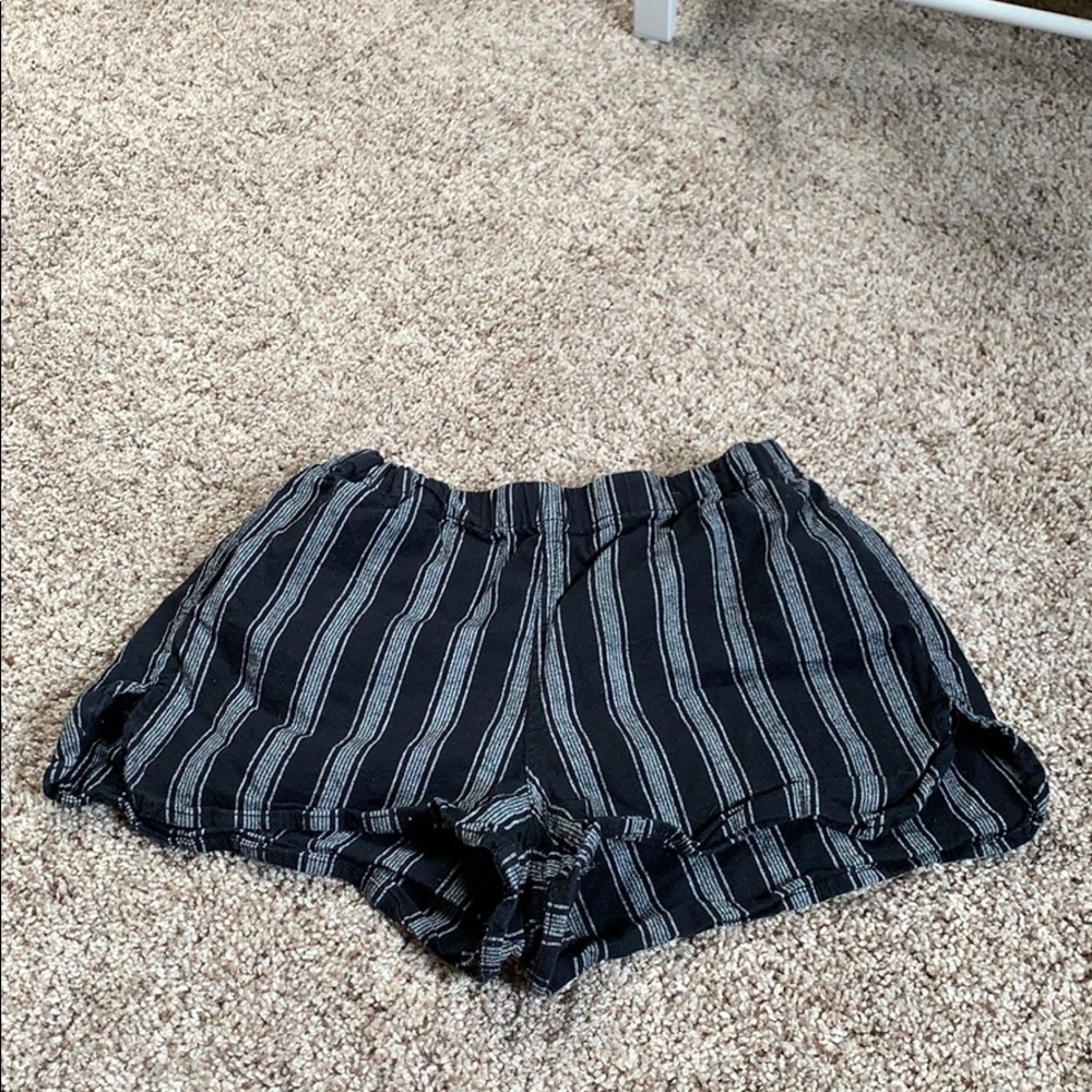 striped shorts